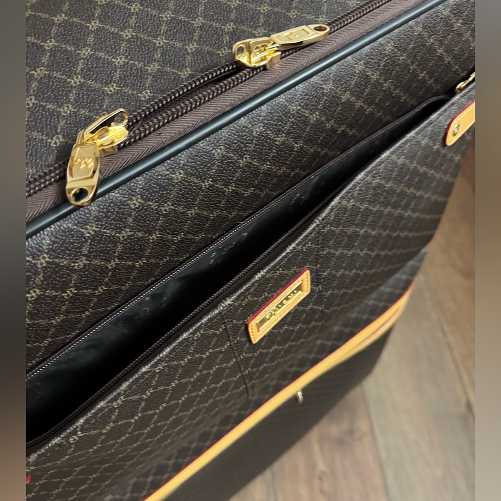 Rioni Large Monogram Leather Luggage - Picture 9 of 16